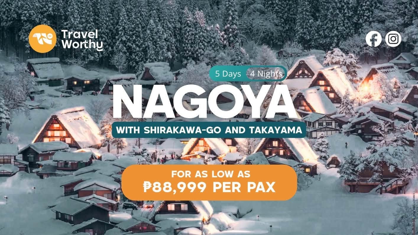 5D 4N Nagoya with Shirakawa-Go and Takayama