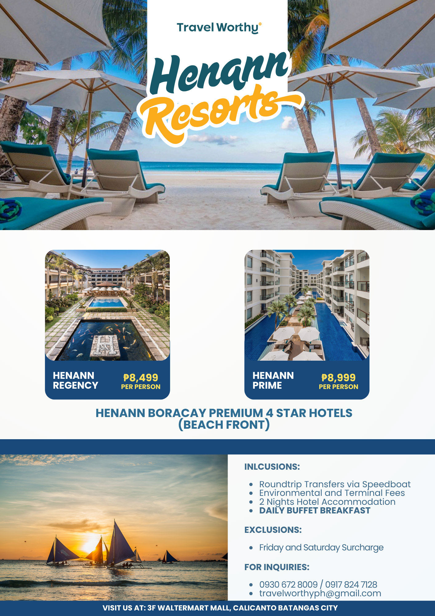 Henann Resorts flier