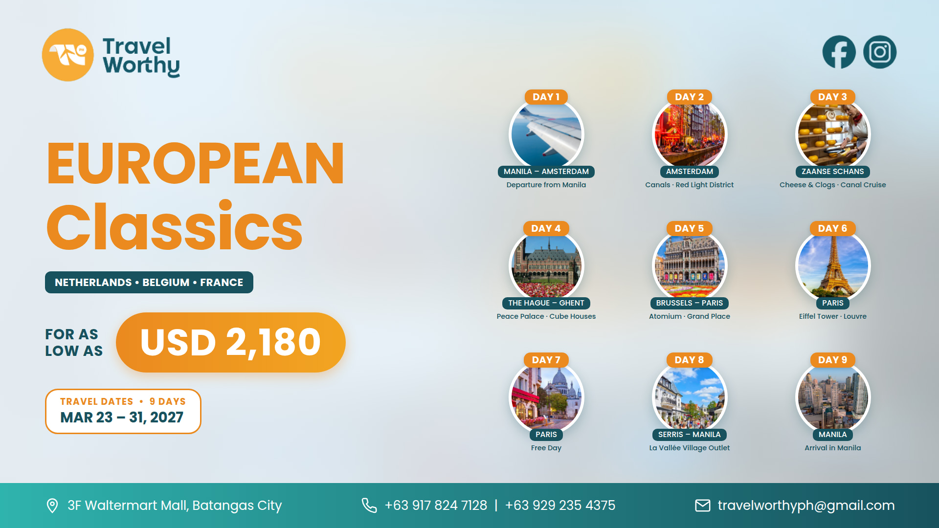 European Classics: Netherlands, Belgium & France