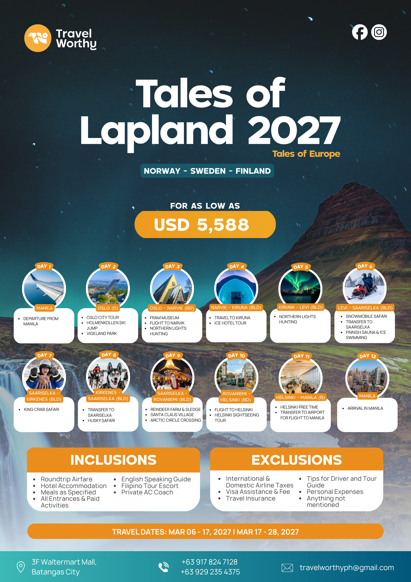 Tales of Europe: Tales of Lapland 2027 flier