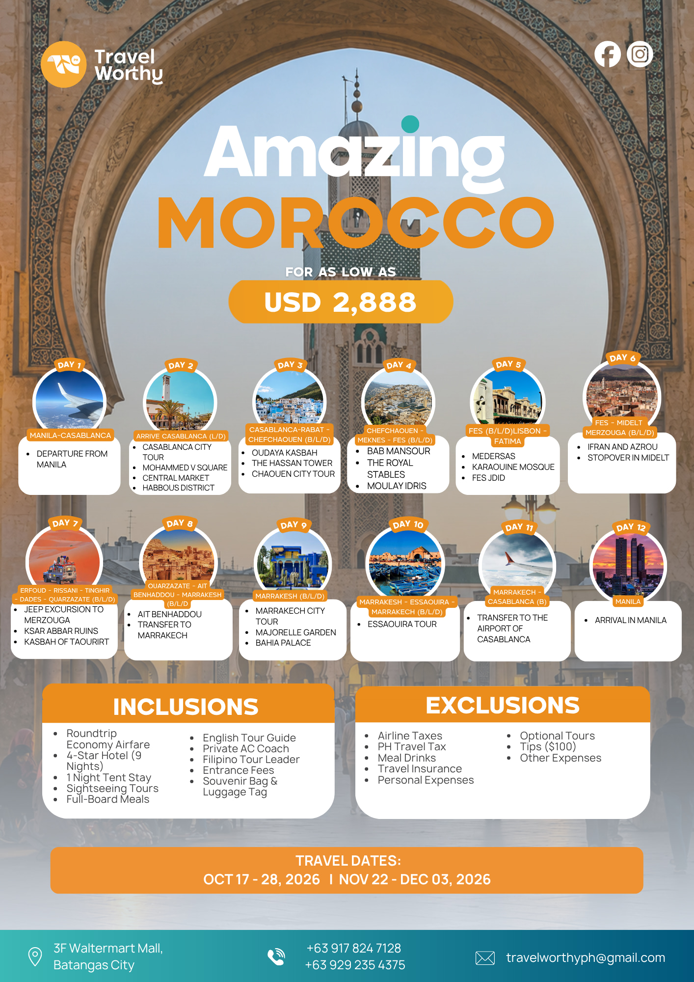 Amazing Morocco flier