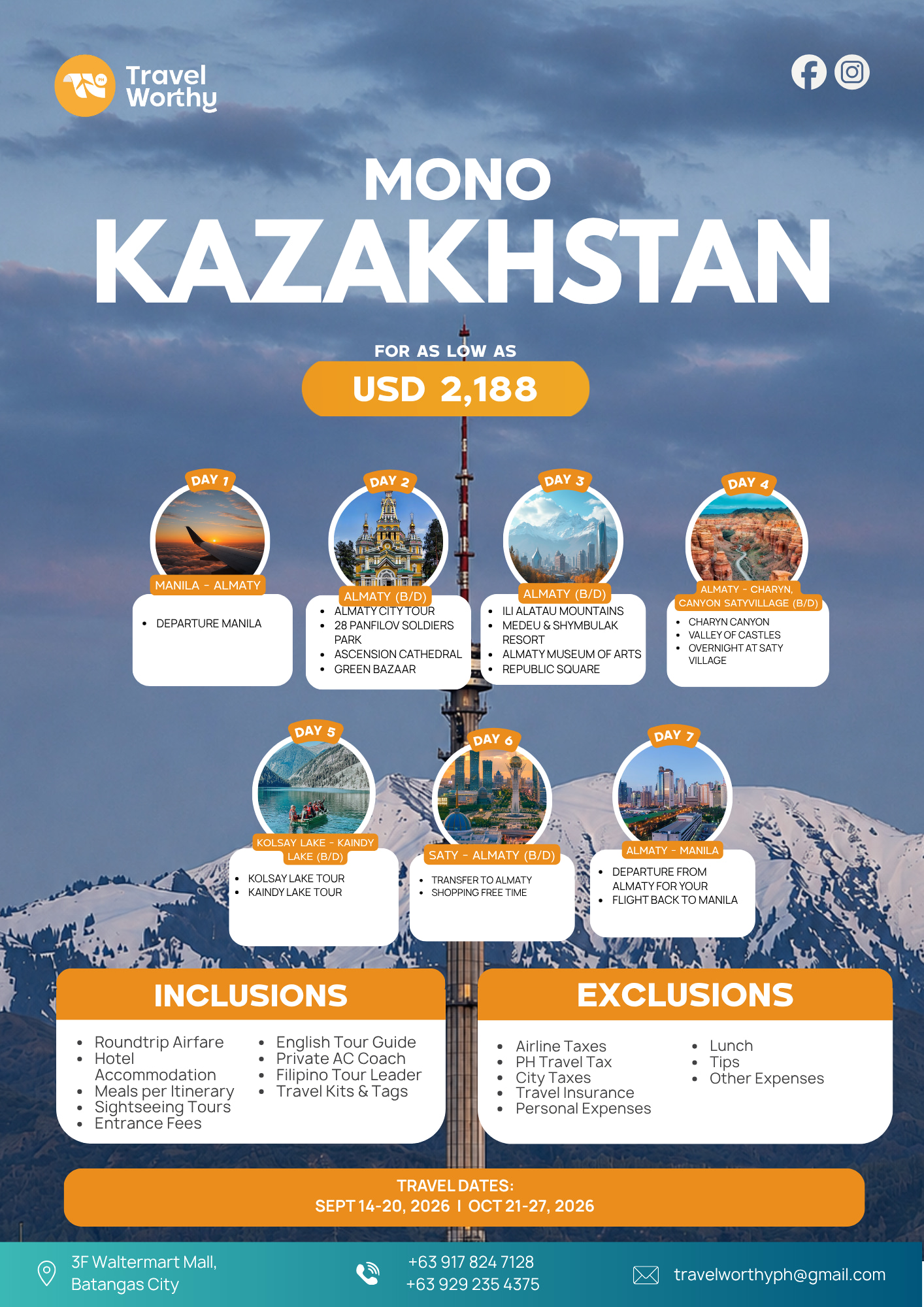 Mono Kazakhstan flier
