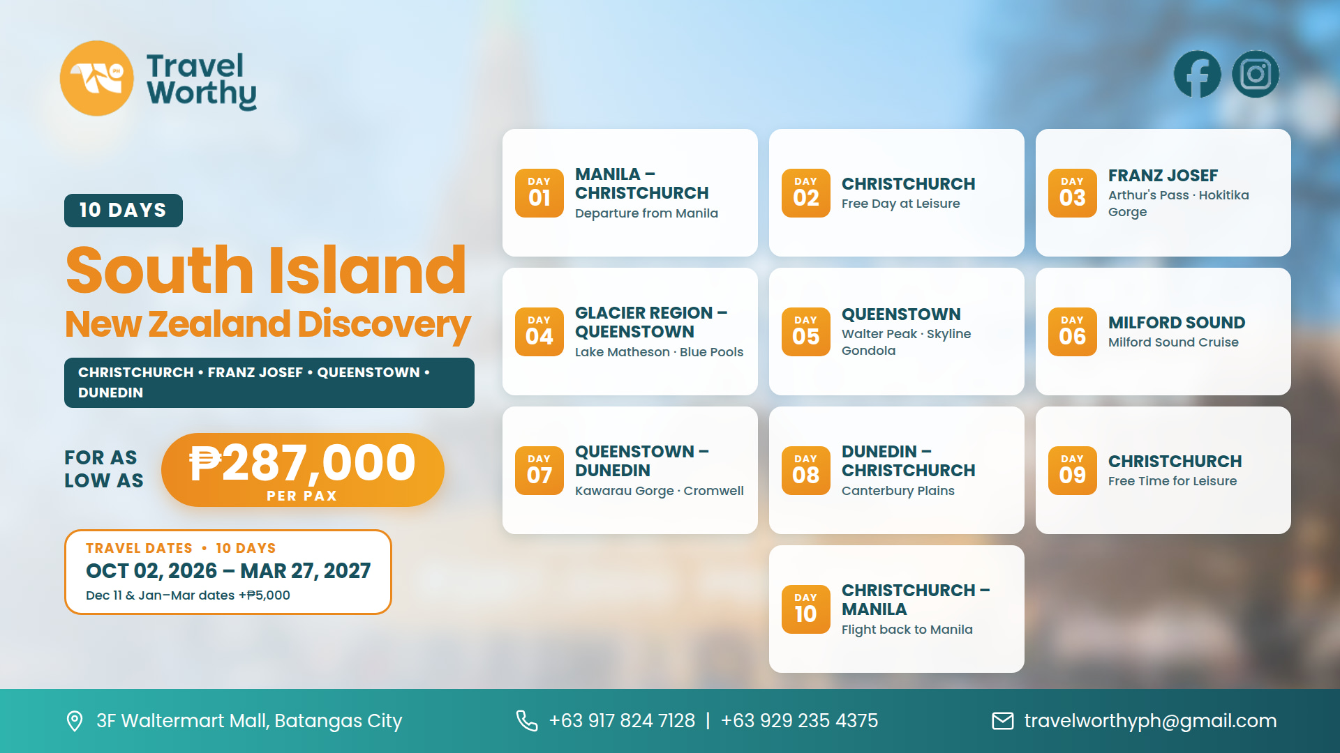 10 Days South Island New Zealand Discovery