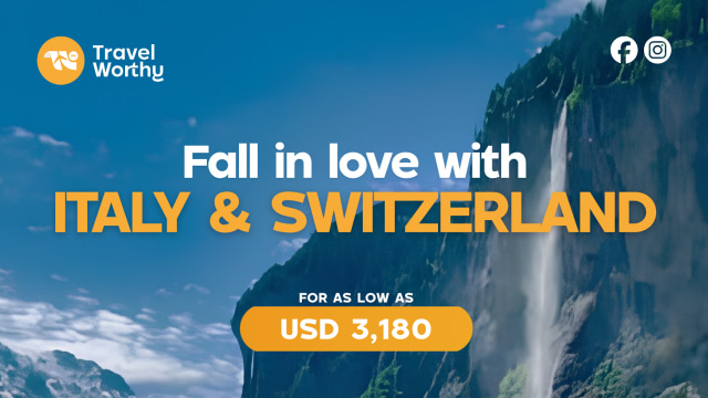 Fall in love with Italy and Switzerland
