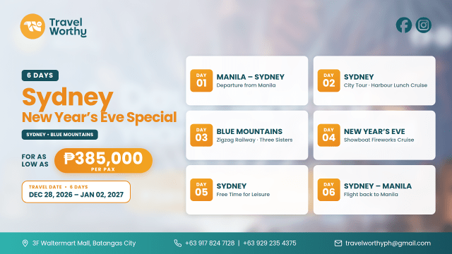 6 Days Sydney New Year's Eve Special