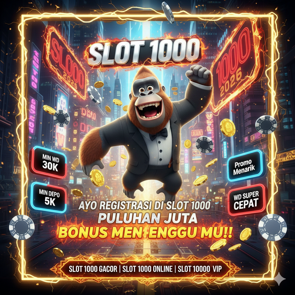 SLOT1000 | Pemasok Link Gacor Online 
Slot 1000 Hari Ini & Daftar Slot Maxwin Via Dana Terpercaya image 1