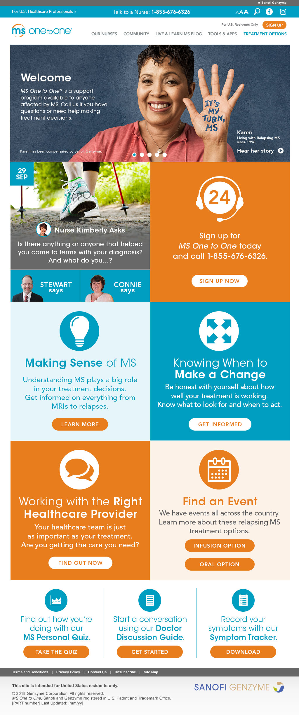 MS One to One Website