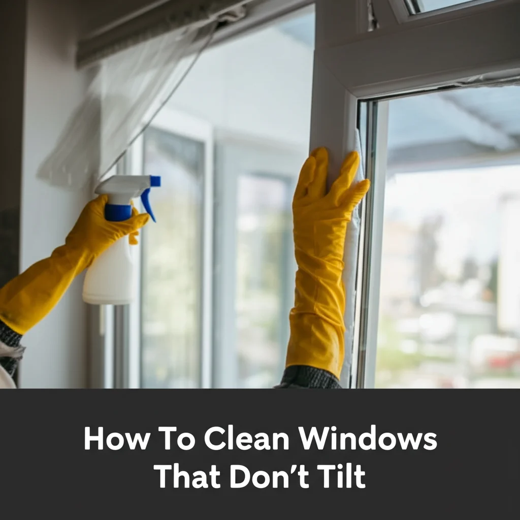 Struggling with windows that won't tilt? Learn the best methods to clean those fixed windows safely and effectively for sparkling results!