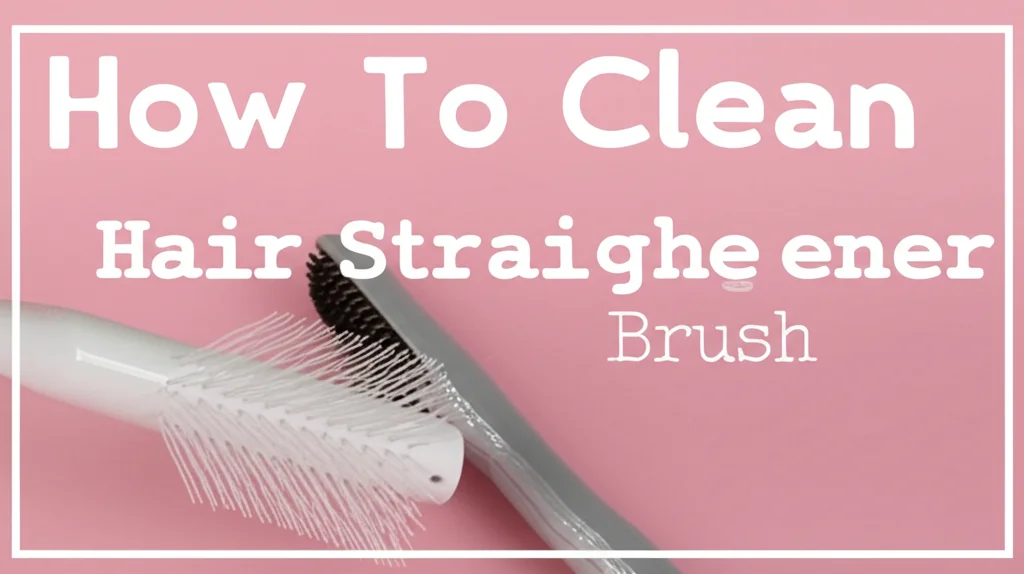 Keep your hair styling tool performing its best! Learn how to clean your hair straightener brush effectively for longer life & healthier hair.