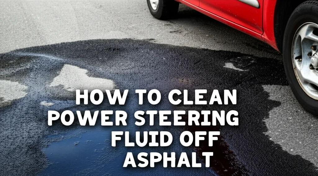 Discover the best methods to clean power steering fluid off asphalt quickly and safely! This guide covers everything from absorbents to degreasers.