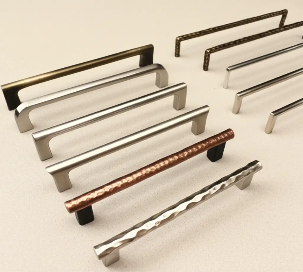 An overhead flat lay display s...