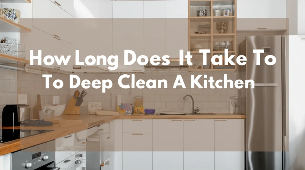 Discover how long a thorough kitchen deep clean *really* takes! This guide breaks down the time commitment for a sparkling, hygienic kitchen.
