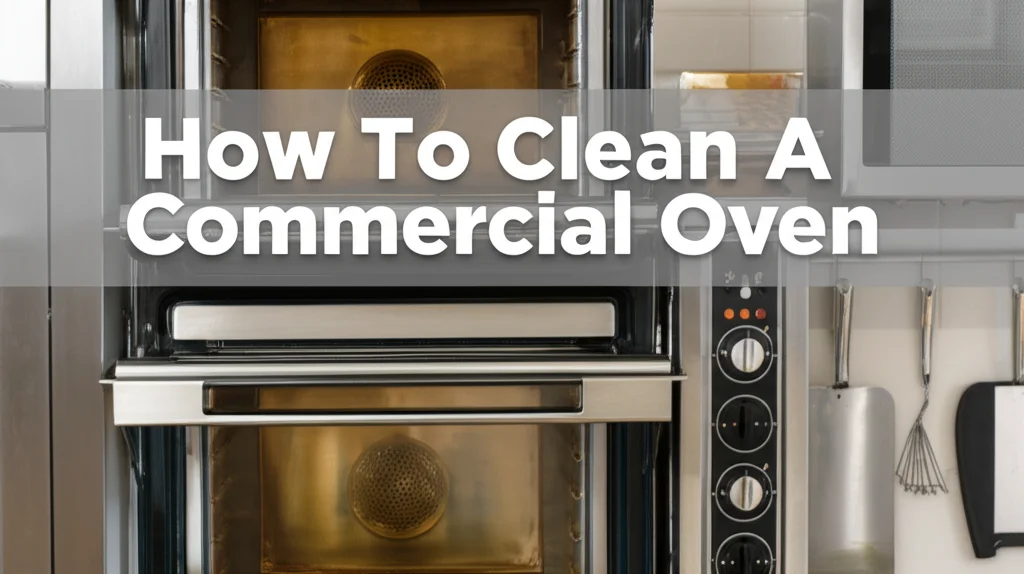 Learn the best methods for a sparkling clean commercial oven! This guide covers deep cleaning, maintenance, & safety for optimal performance.
