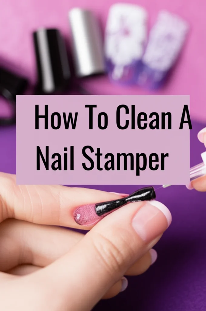 How To Clean A Nail Stamper