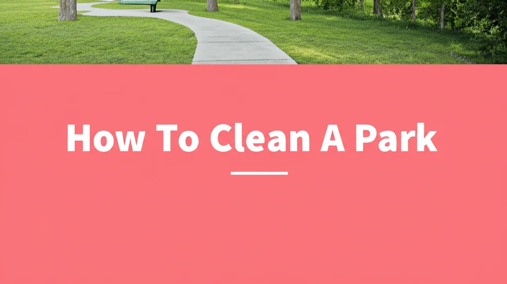 How To Clean A Park