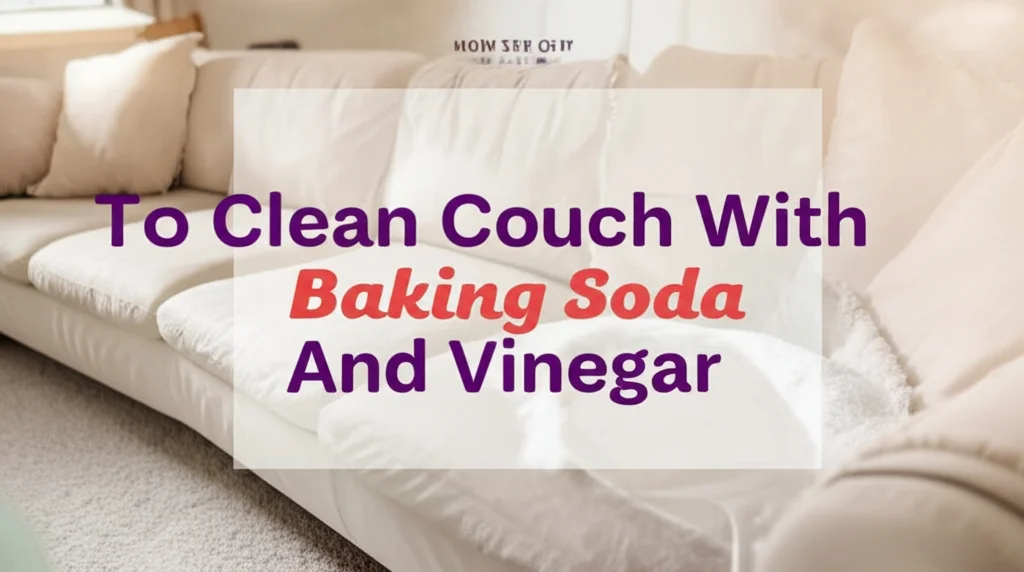 Discover how to effectively clean your couch with baking soda and vinegar! This guide provides a simple, natural solution for a fresh, stain-free sofa.
