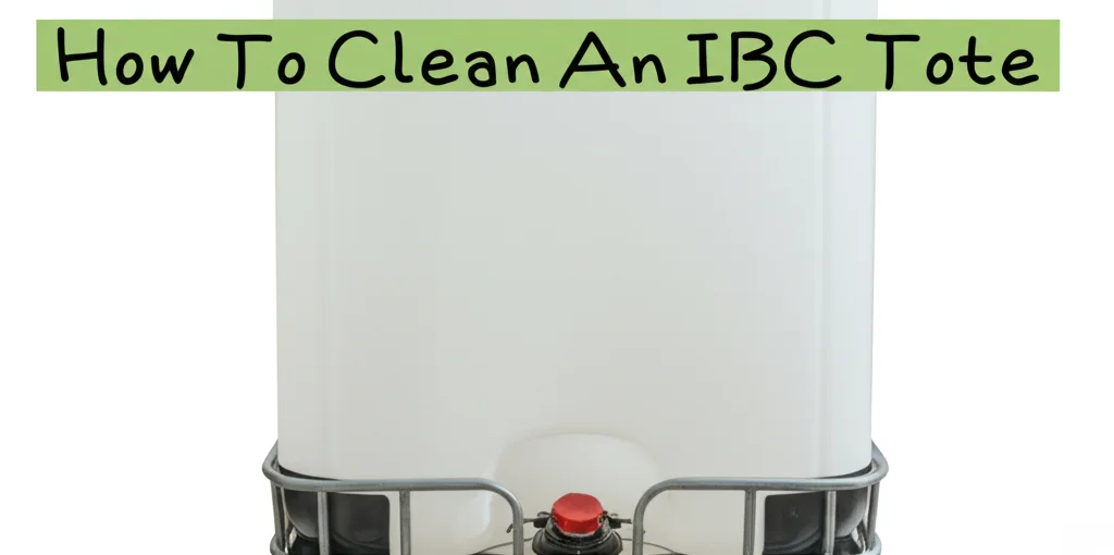Learn the best methods to clean your IBC tote effectively! This guide covers everything from pre-rinse to sanitization for safe reuse.