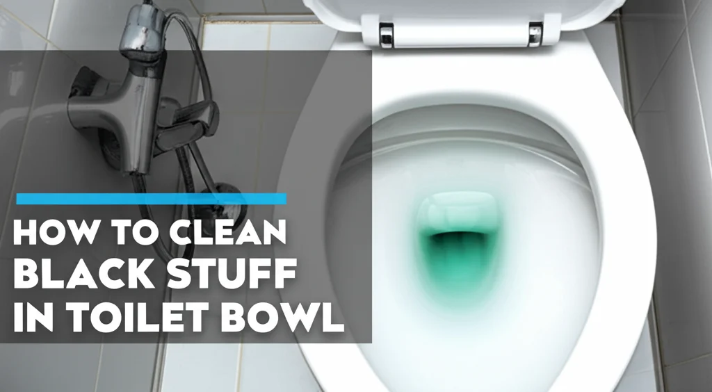 How to Clean Black Stuff in Toilet Bowl