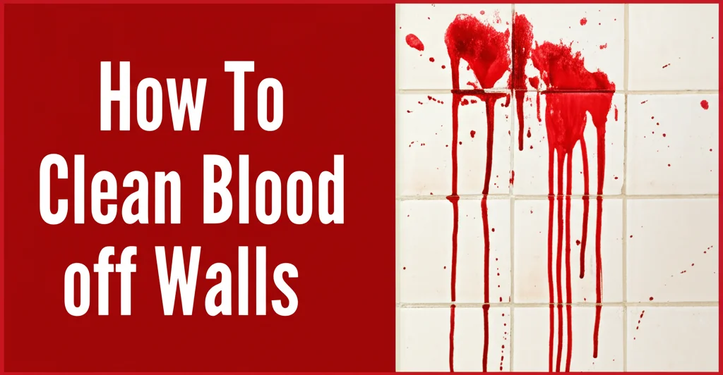 Discover the best methods to clean blood off walls quickly and effectively! This guide covers all wall types & stain removal tips.