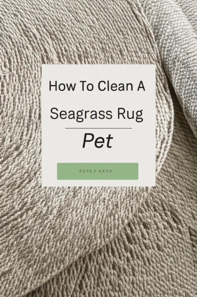 Discover the best methods to clean pet stains from your seagrass rug! This guide offers quick, effective solutions to keep your rug fresh & odor-free.