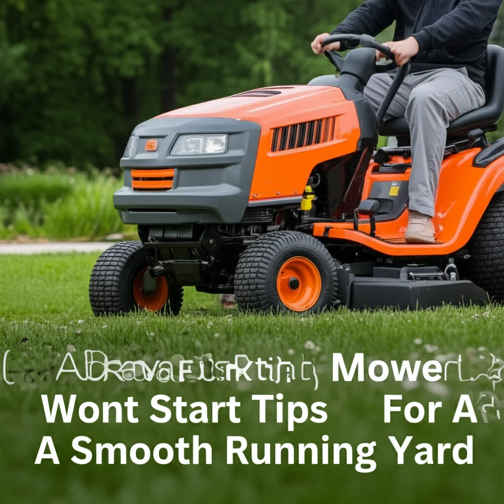 Husqvarna Riding Lawn Mower Wont Start Quick Fix Tips For A Smooth Running Yard