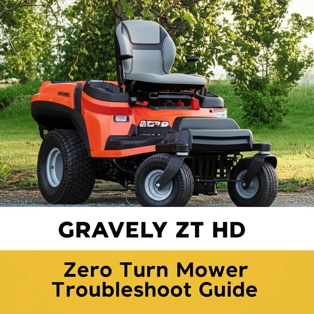 Facing issues with your Gravely Zt HD? This guide provides clear troubleshooting steps for common problems, getting you back to mowing quickly.
