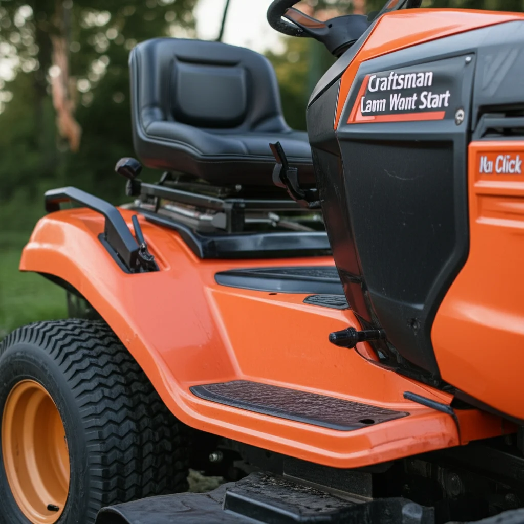 Craftsman Lawn Tractor Wont Start No Click