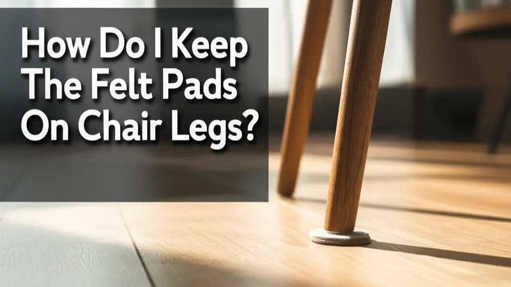 Tired of felt pads constantly falling off your chair legs? Discover simple, effective methods to make them stick and protect your floors!