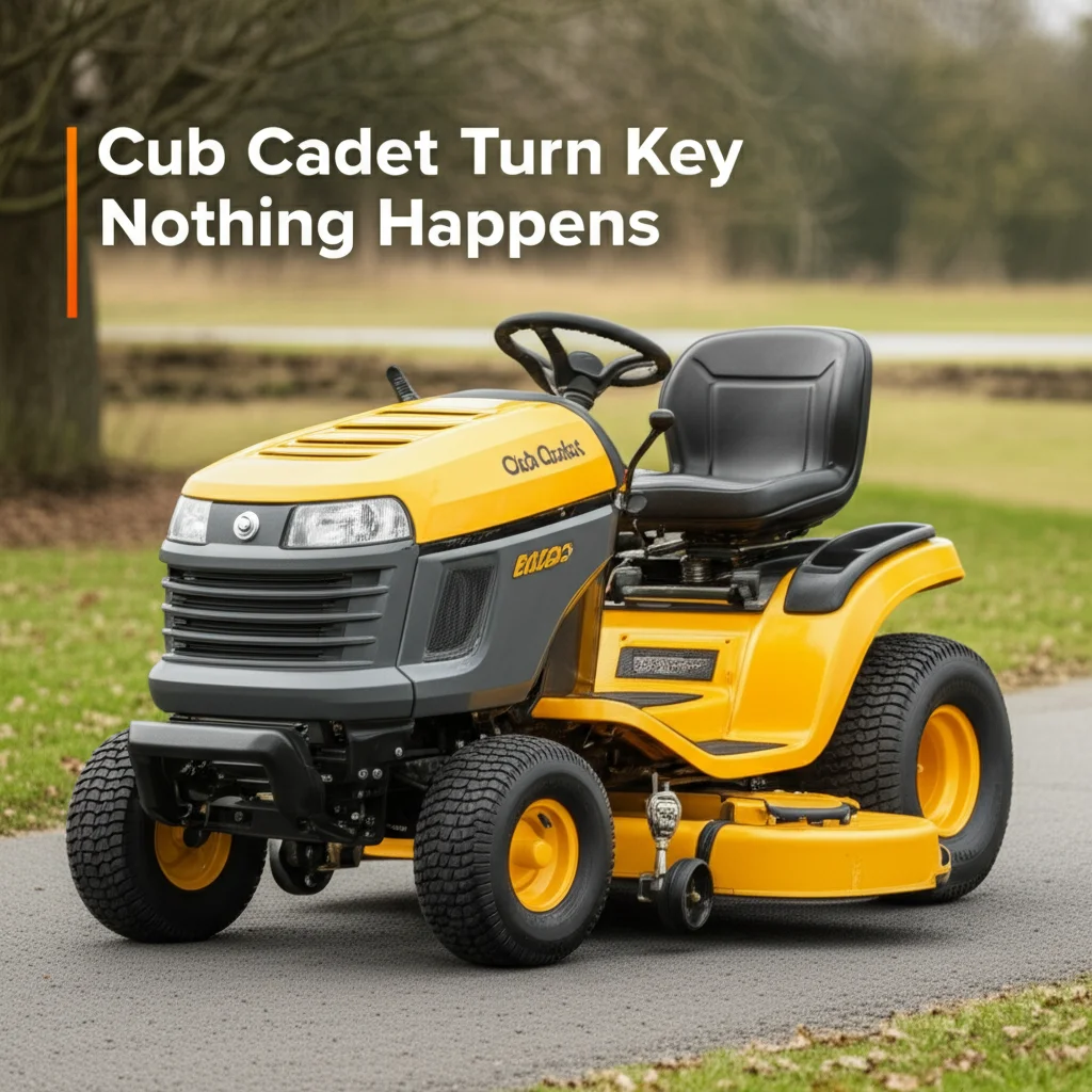 Frustrated when your Cub Cadet won't start? This guide troubleshoots why your Cub Cadet turn key does nothing, offering solutions to get you mowing again!