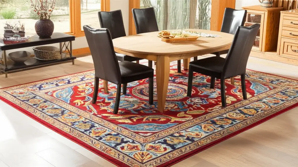 Discover the best way to fit a rug under your dining room table! This guide covers sizing, styles, and ensuring chairs move smoothly.