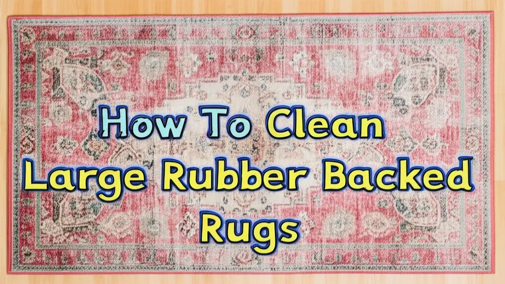 Discover the best methods to clean your large rubber-backed rugs! This guide covers everything from vacuuming to deep cleaning, keeping them fresh & slip-resistant.