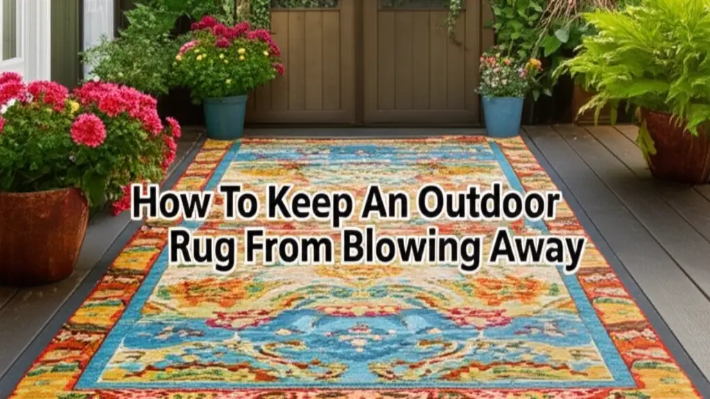 Don't let a gust of wind ruin your outdoor oasis! Discover practical tips & tricks to keep your outdoor rug securely in place.