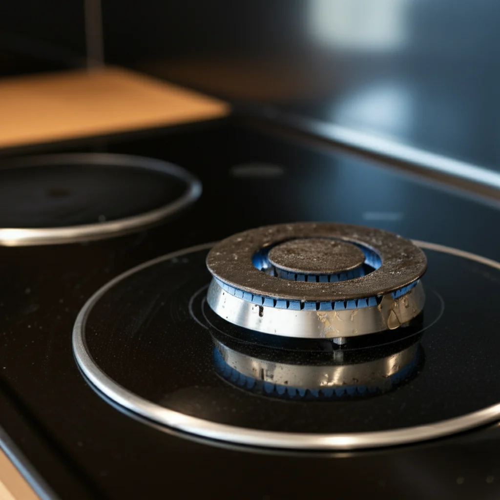 How To Clean Burnt Water Off Glass Stove Top