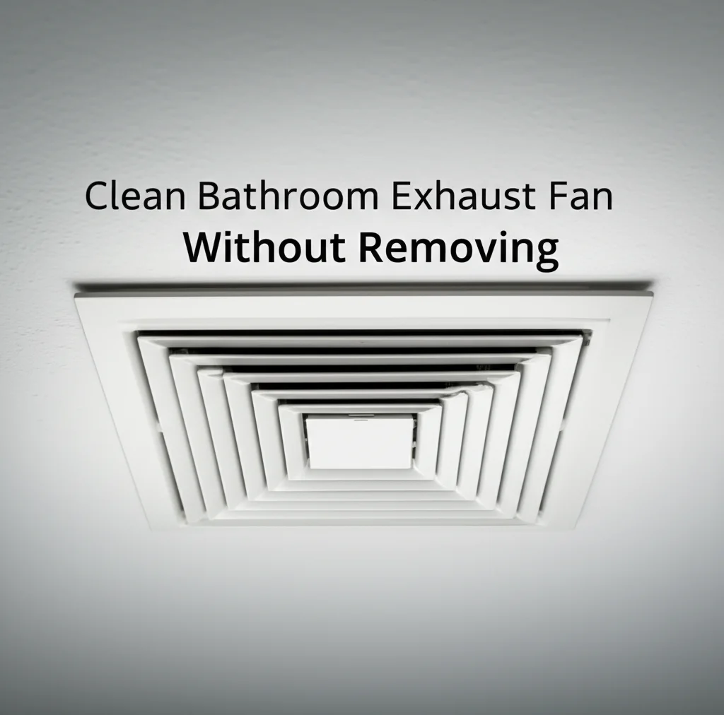 How To Clean Bathroom Exhaust Fan Without Removing