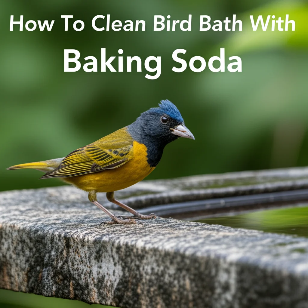 How To Clean Bird Bath With Baking Soda