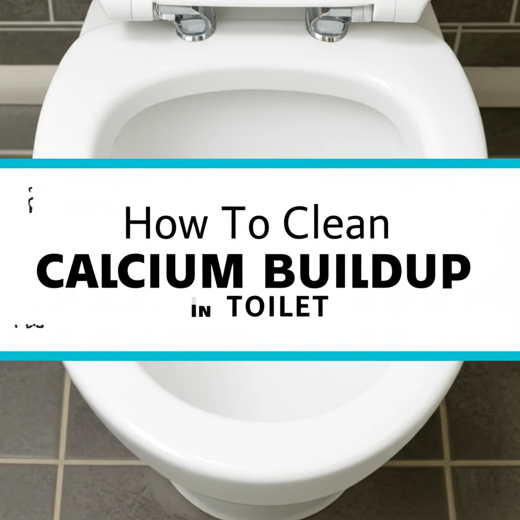 Learn how to effectively clean calcium buildup in your toilet with simple methods, from vinegar to pumice stones, and prevent future hard water stains.