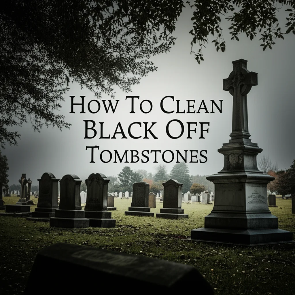 How To Clean Black Off Tombstones