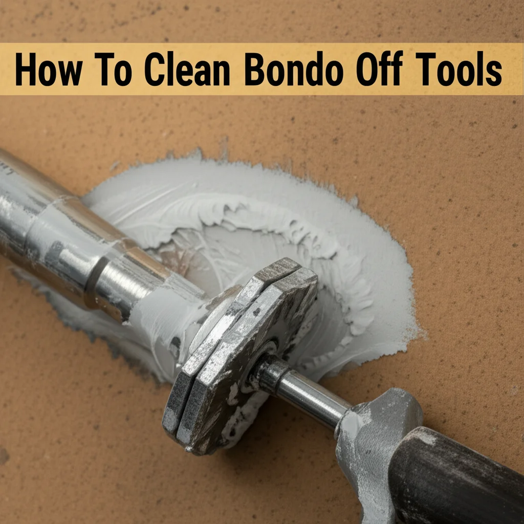 How To Clean Bondo Off Tools