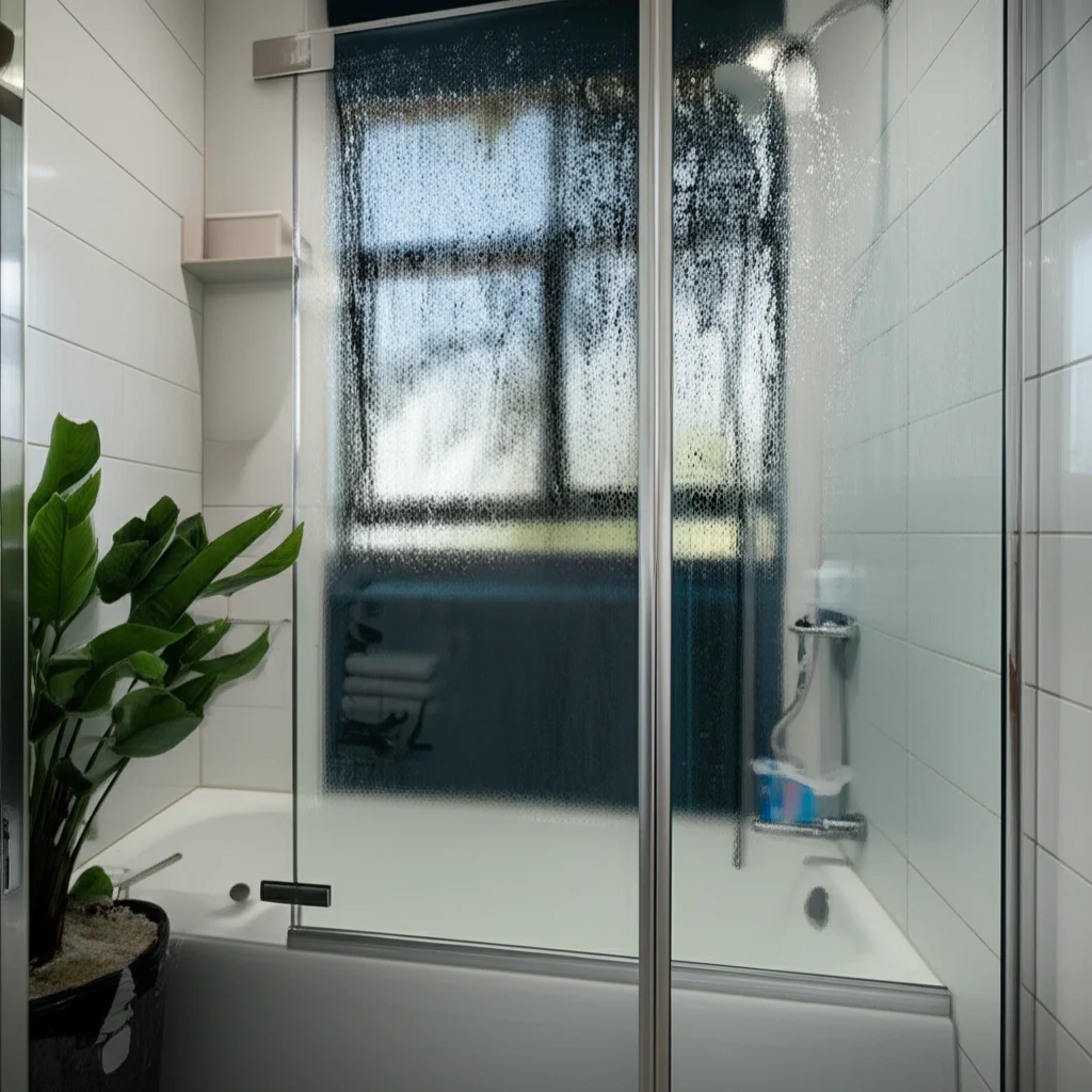 How To Clean Bathroom Glass Door