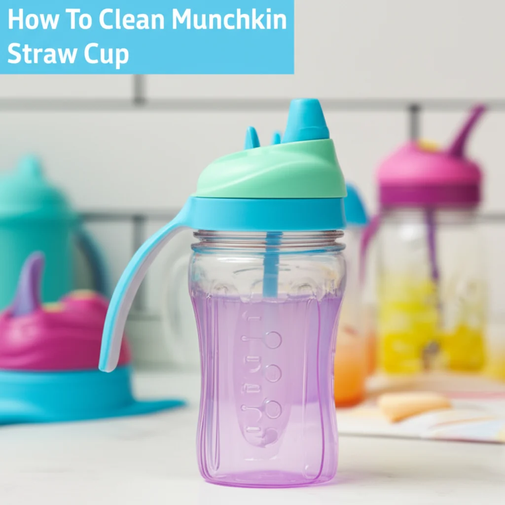Keep your Munchkin straw cup spotless and safe for your child. Learn how to clean Munchkin straw cup parts effectively, prevent mold, and maintain hygiene.