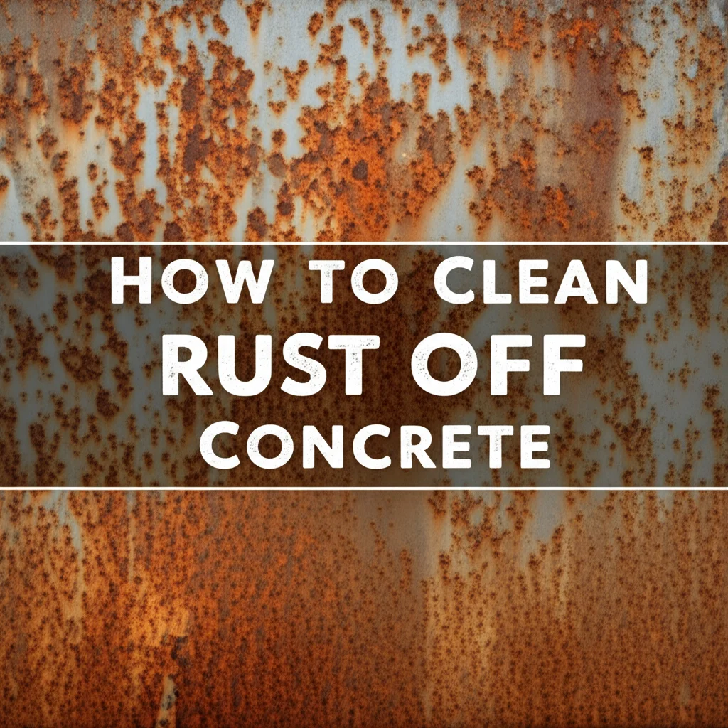 How To Clean Rust Off Concrete