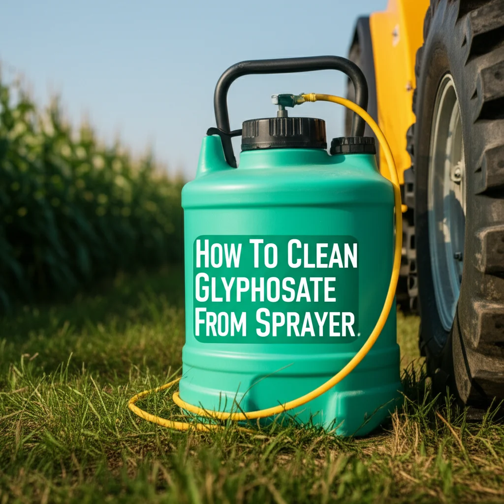 How To Clean Glyphosate From Sprayer