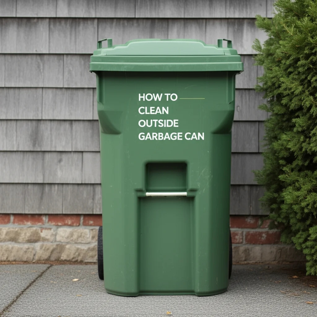 How To Clean Outside Garbage Can