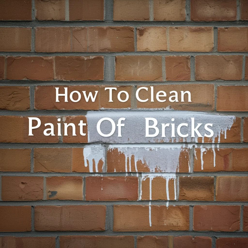How To Clean Paint Of Bricks