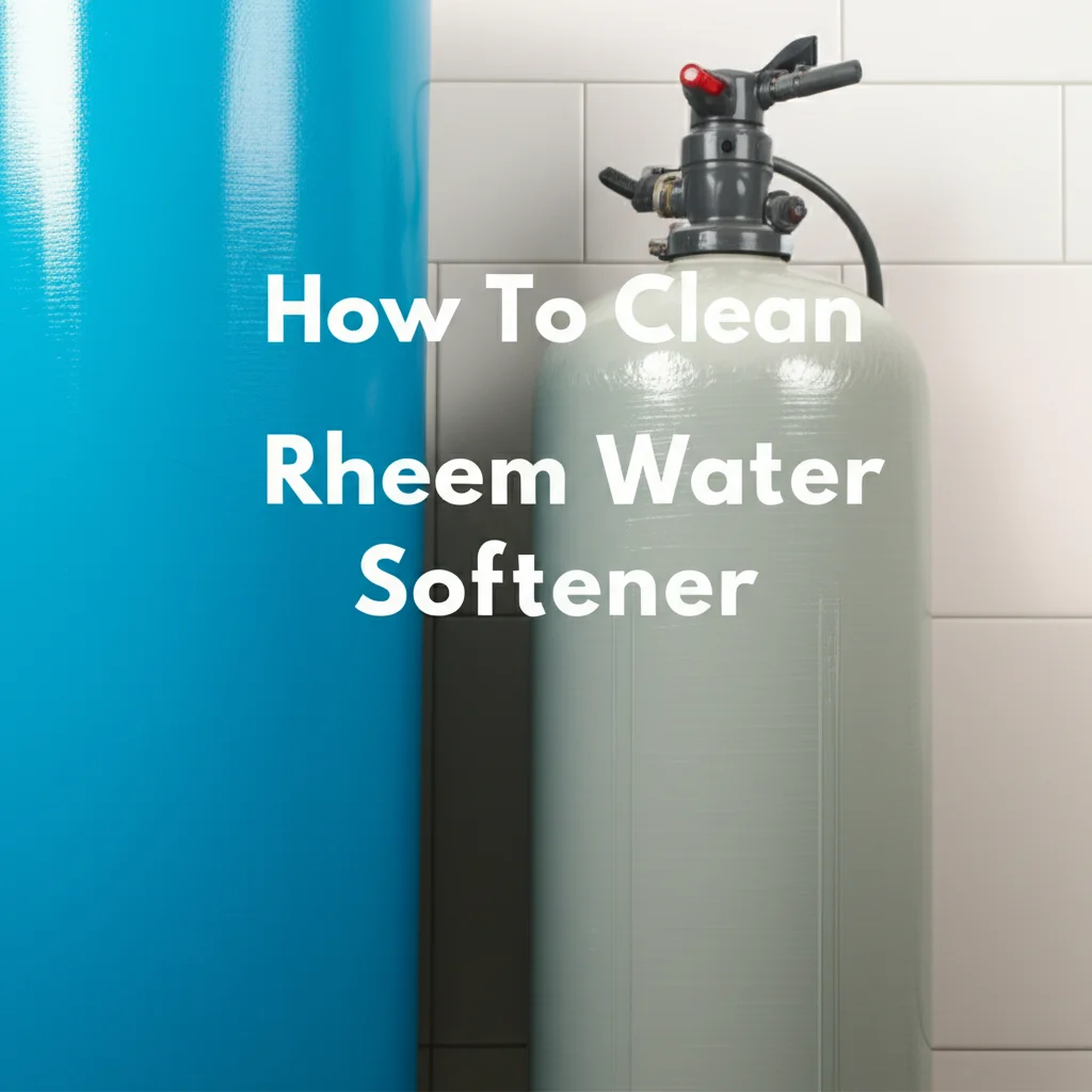 How To Clean Rheem Water Softener