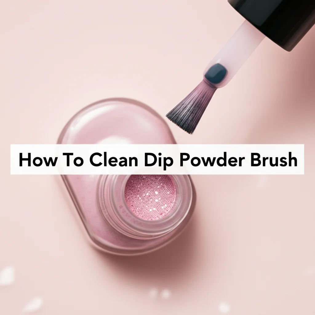 How To Clean Dip Powder Brush