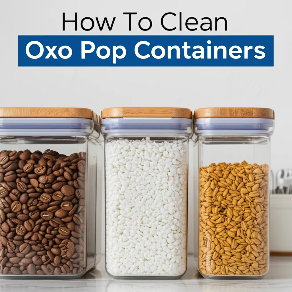 How To Clean Oxo Pop Containers