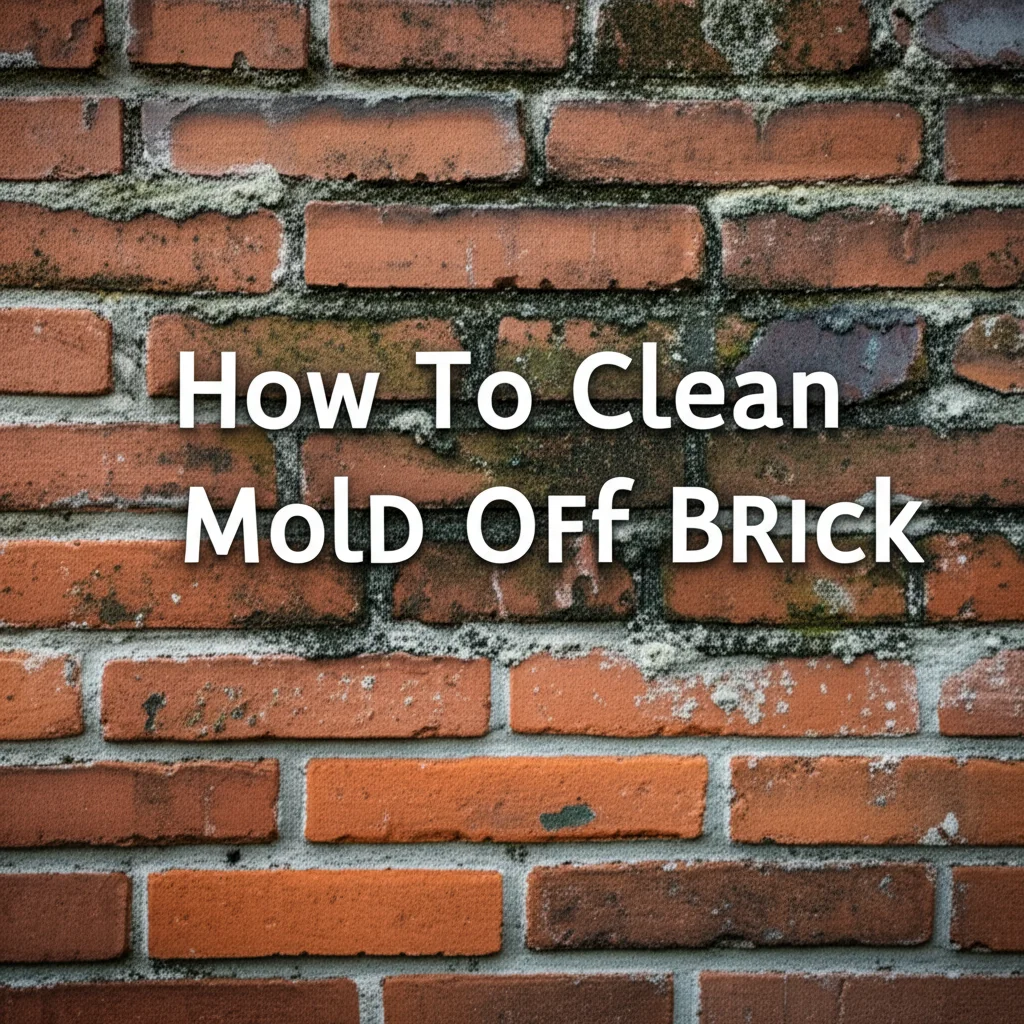 How To Clean Mold Off Brick