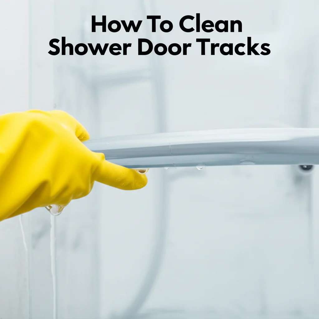 Cleaning your shower door tracks prevents mold, soap scum, and grime buildup. Learn the best methods and natural solutions to make them sparkle.