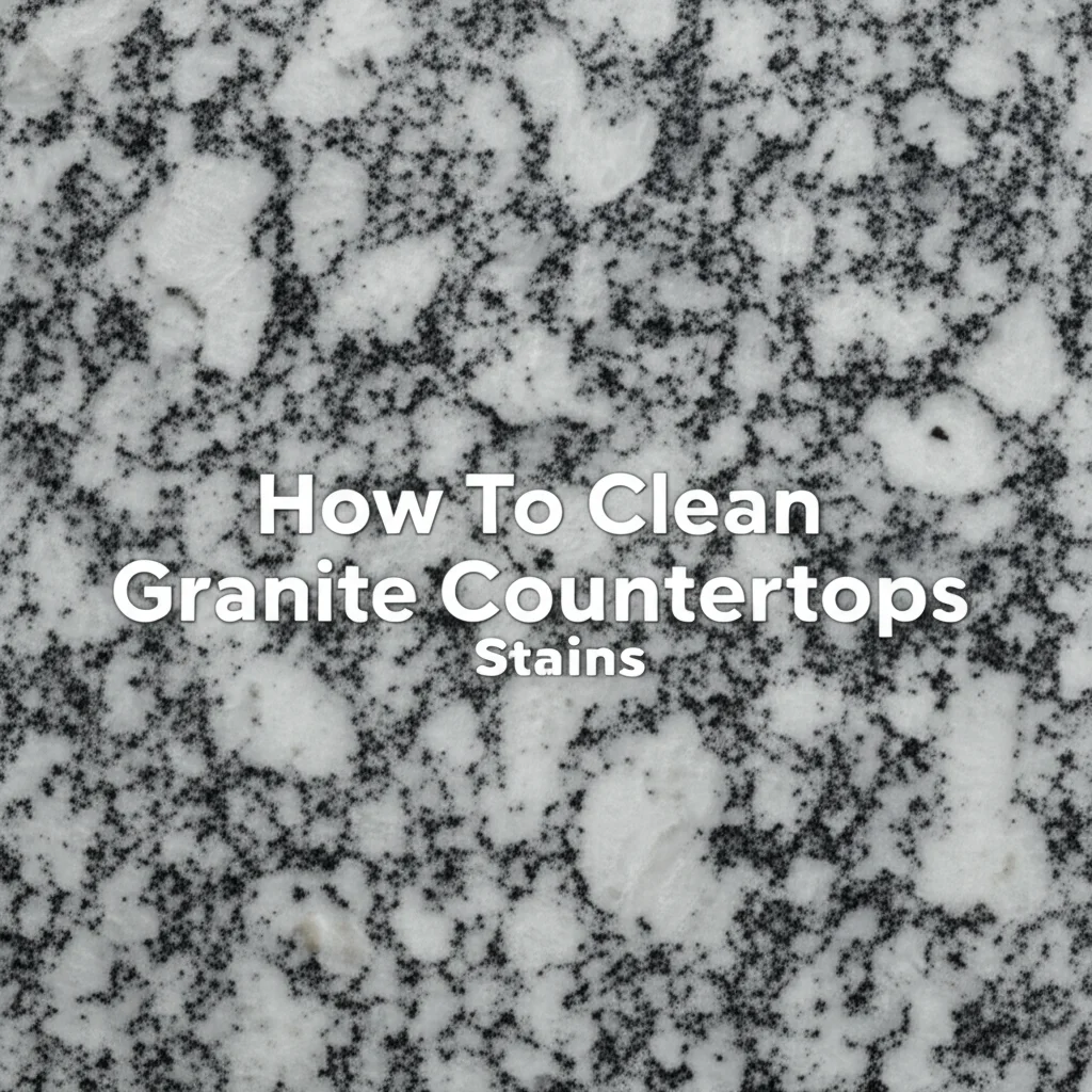 How To Clean Granite Countertops Stains